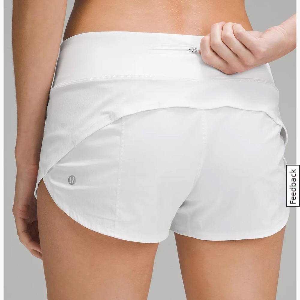 Lululemon White Shorts Size 6